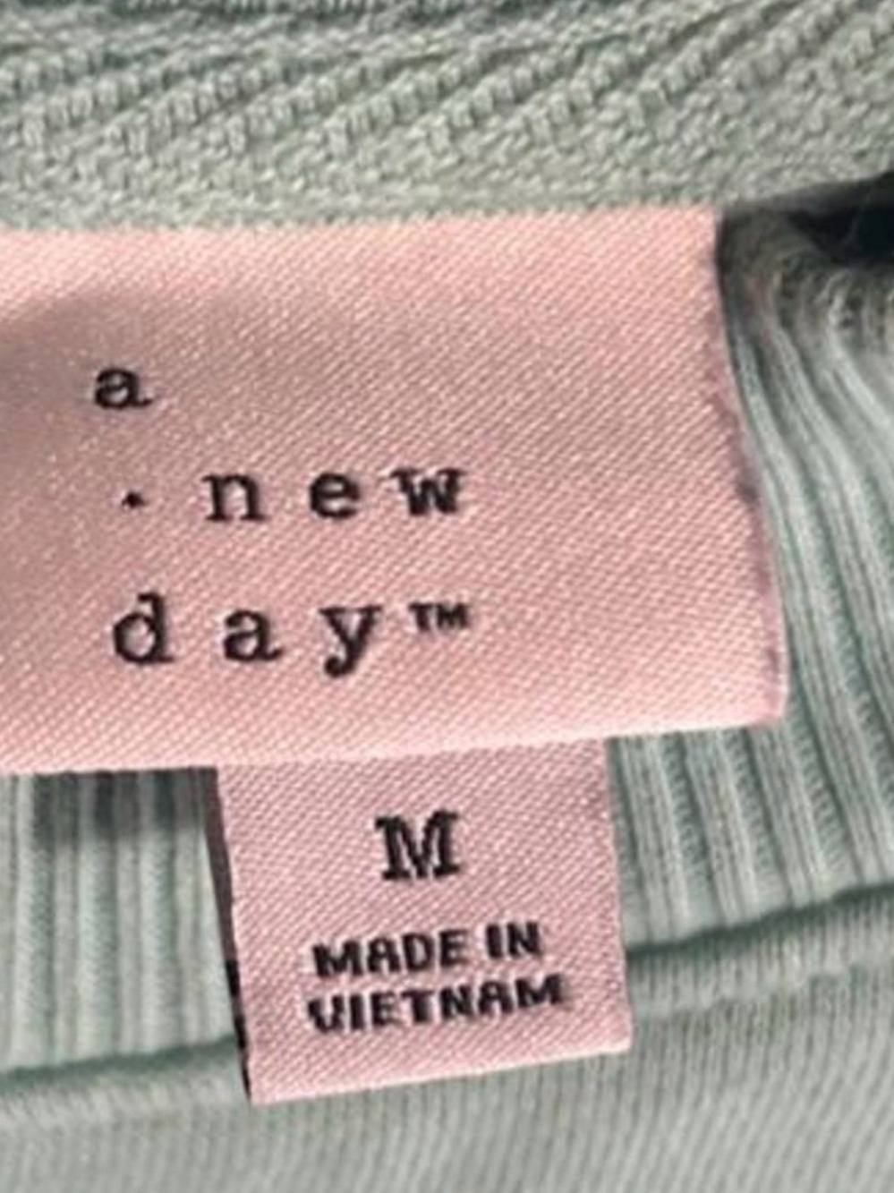 A New Day light blue crewneck sweatshirt - Picture 2 of 4